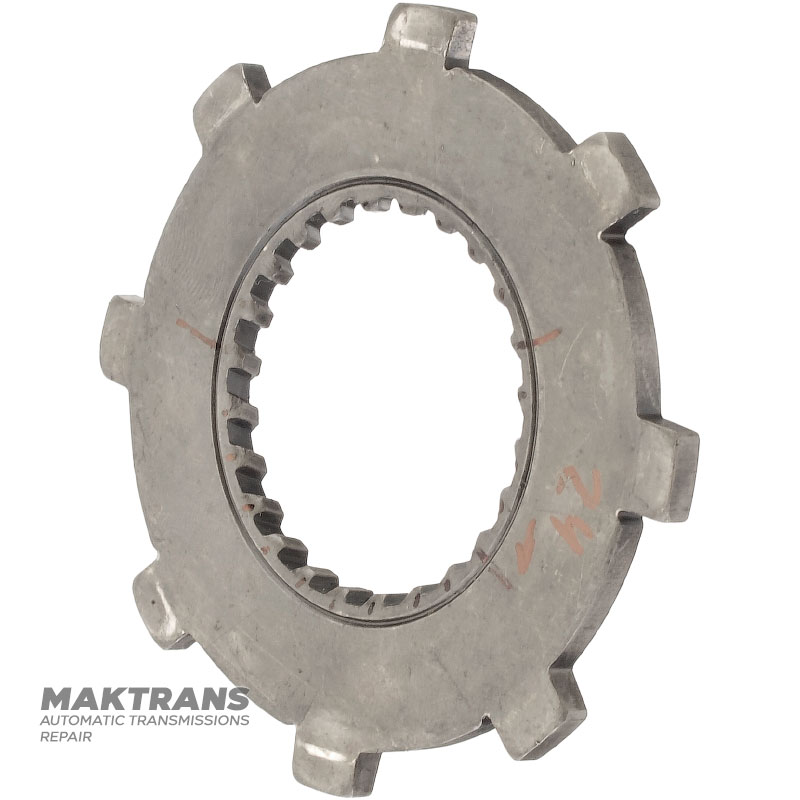 Overdrive Clutch Drum / Overdrive Planetary Sun Gear Flange FORD 5R55N, 5R55W, 5R55S — YW4P-7660-AA, 8 External Teeth (Ø 67.30 mm), 24 Internal Teeth (Ø 32.10 mm)