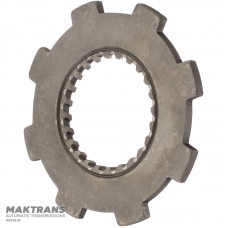 Overdrive Clutch Drum / Overdrive Planetary Sun Gear Flange FORD 5R55N, 5R55W, 5R55S — XW4P-7660-AA, 8 outer teeth (tooth width 10.80 mm, outer Ø 67.30 mm), 24 inner teeth (inner Ø 32.10)