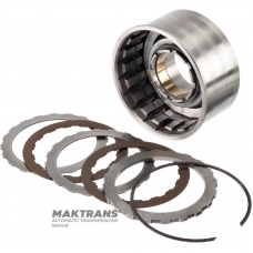 Overdrive Clutch Drum FORD 5R55N, 5R55S, 5R55W — YW4P-7L669-AA, 2 friction discs (total pack thickness 12.20 mm)