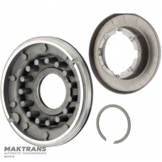 Piston (aluminum) FORWARD Clutch FORD 5R55N, 5R55S, 5R55W — XW4P-7A262-AA, overall height 27 mm, outer Ø 117.60 mm, inner Ø 38.35 mm