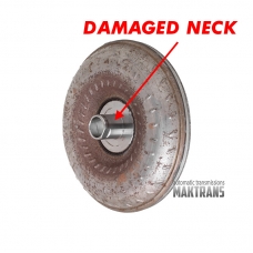 DODGE/CHRYSLER 62TE torque converter pump wheel — blade marking 553AA, journal damaged — needs replacement