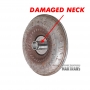 DODGE/CHRYSLER 62TE torque converter pump wheel — blade marking 553AA, journal damaged — needs replacement
