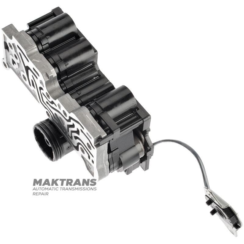 Solenoid block (with pressure sensor) FORD 5R55N — XW4P-7G391-AE, 0260200001 (used, untested)