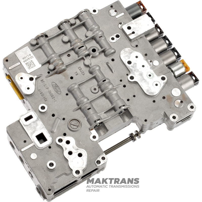 6R80 FORD Valve Body with Solenoids (Mechanical Parking/Separator Plate CL3P-7Z490-BB) - Removed from Used Transmission, Not Tested