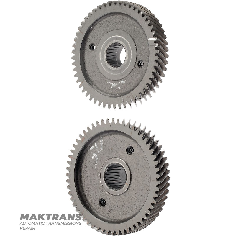 Helical gear set RE4F03A - 55 teeth (ext. Ø 117.60 mm), 52 teeth (ext. Ø 111.65 mm)
