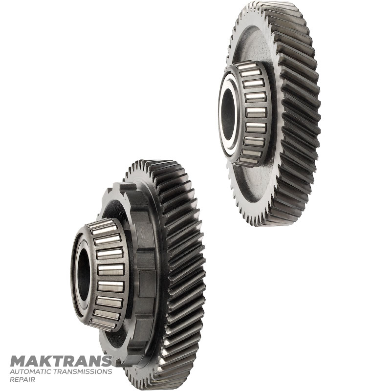 Helical gear set RE4F03A - 55 teeth (ext. Ø 117.60 mm), 52 teeth (ext. Ø 111.65 mm)