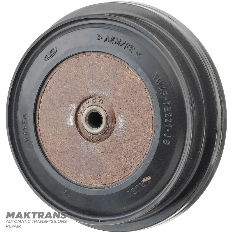 Rubberized piston (used) for the Intermediate Brake band FORD 5R55N — XW4Z-7D021-JA, XW4P-7E221-JB (outer Ø 65 mm X outer Ø 73 mm)