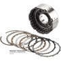 JATCO / NISSAN RE4F03A Reverse Clutch Drum - 2 friction discs, 315153CX00, 315103CX00