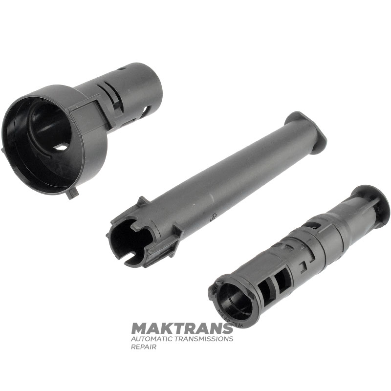 Mercedes-Benz 725.0 oil filter pan — 7252703114, 7252704012, 7252707911 (with oil level tubes and mounting bolts)