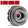 Sun gear of the central and rear planetary gear (without needle bearing on the outer side) FORD 5R55N, 5R55W, 5R55S — 4L2Z-7A019-AA, 27 teeth (outer Ø 39 mm) / 55 teeth (outer Ø 58 mm)