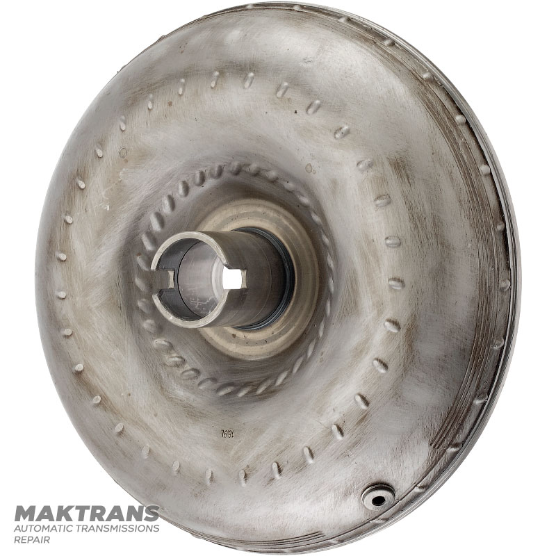 Mercedes-Benz 722.6 torque converter pump wheel — removed from torque converter A2022501202, outer housing diameter 255.35 mm