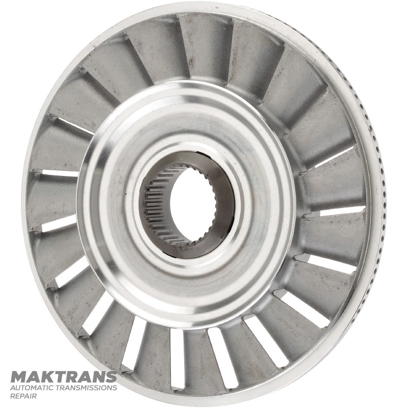 The JATCO CVT JF011E torque converter torque converter wheel is marked 22C, and the torque converter wheel is marked 6C90.