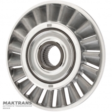 The JATCO CVT JF011E torque converter torque converter wheel has a torque converter marking of 22C and a torque converter wheel marking of 6C90.