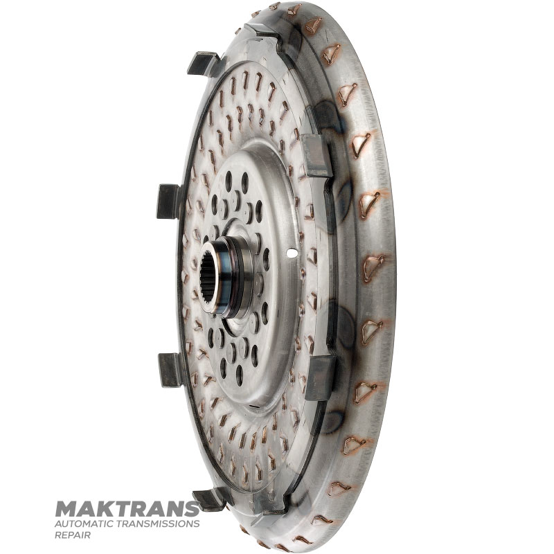 Aisin Warner TF-81SC torque converter turbine wheel — torque converter marking 71A090, blade marking 6C6011