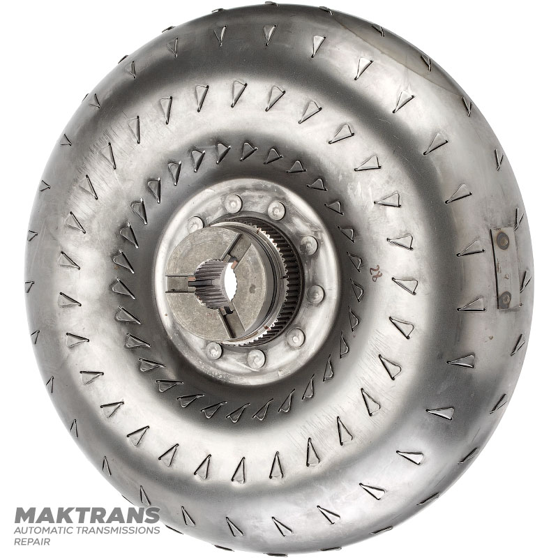 FORD 5R110, 5R110W torque converter turbine wheel — height 69 mm, outer Ø 307.75 mm, 28 splines (internal), 68 splines (external, outer Ø 68.50 mm)