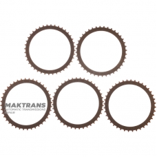 Mercedes-Benz B2 Brake 722.6 Friction Disc Set - 5 Friction Discs, 68058315AA, 052108572AA, 52108572AA, A2212722326, A2202721726, A1402720026