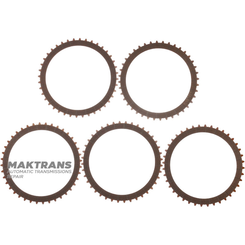 Mercedes-Benz B2 Brake 722.6 Friction Disc Set - 5 Friction Discs, 68058315AA, 052108572AA, 52108572AA, A2212722326, A2202721726, A1402720026