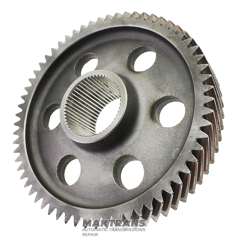 VAG DSG differential drive shaft gear 0CK, 0CL, 0CJ — 63 teeth (ext. Ø 152.20 mm, 1 mark), 52 splines, 0CK311345K