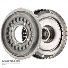 K1 Clutch Drum (empty: no discs, no rubberized piston) AW TF-60SN 09G - overall height 65 mm, neck height 29.50 mm, height from piston to retaining ring 21 mm