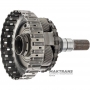 Output shaft, D-clutch drum, planetary gear #4 ZF 8HP70, 1102242079 - overall height 233 mm, 4 satellites (37 teeth), 23 splines (ext. Ø 30.80 mm, spline length 50 mm), removable parking gear