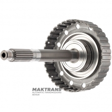 Input shaft, drum 3-5-R Clutch (empty, without discs) Hyundai / KIA 454143B200 - overall height 343 mm, 23 splines (outside Ø 24.40 mm) / 20 splines (outside Ø 24.05 mm)