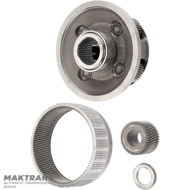 Rear planetary gear P3 (without parking gear) ALLISON 1000, 2000, 2400 — 29539547, 29539545 sun gear 41 teeth (outer Ø 66 mm, for bearing 43.60 mm), 4 satellites (31 teeth (outer Ø, outer Ø 49.70 mm)