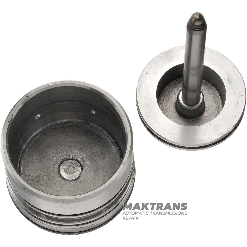 AISIN WARNER TF80-SC, TF81-SC brake band piston — (rod length 103.45 mm, 3 notches, piston outer Ø 52.80 mm)