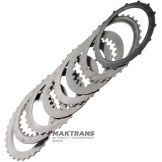 K3 Clutch Mercedes-Benz 722.6, 722.9 Steel and Friction Disc Set - 6 single-sided friction discs, total set thickness 12.80 mm (16 mm)