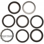 K3 Clutch Mercedes-Benz 722.6, 722.9 Steel and Friction Disc Set - 6 single-sided friction discs, total set thickness 12.80 mm (16 mm)