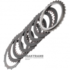 K3 Clutch Mercedes-Benz 722.6, 722.9 Steel and Friction Disc Set - 6 single-sided friction discs, total set thickness 12.80 mm (16 mm)