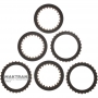 K3 Clutch Mercedes-Benz 722.6, 722.9 Steel and Friction Disc Set - 6 single-sided friction discs, total set thickness 12.80 mm (16 mm)