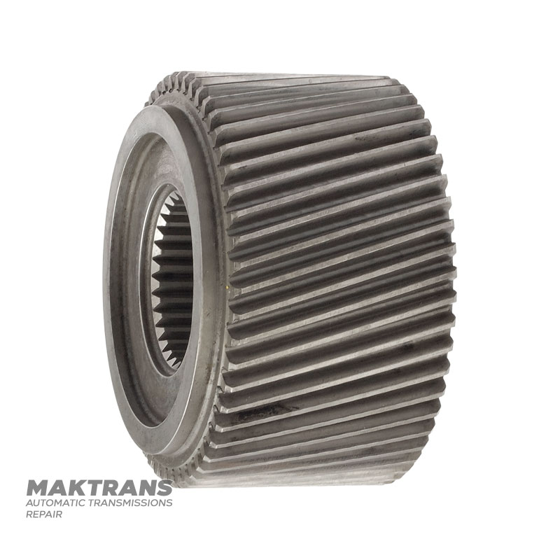 Rear planetary sun gear (for 53.85 mm bearing) ALLISON 1000, 2000 — overall height 46.50 mm, 53 teeth, outer Ø 76.90 mm, 31 splines, 29540499
