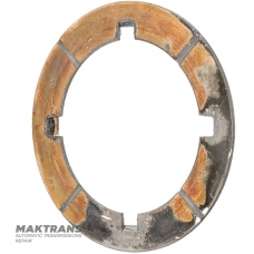 Sliding washer (bimetallic) of the rear planetary gear FORD E4OD, 4R100 — E9TZ-7A166-A, 4 legs (leg width 7.40 mm), height 5.55 mm, thickness 1.60 mm, outer Ø 95.60 mm, inner Ø 66.15 mm