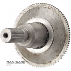 Intermediate shaft with ring gear flange OVERDRIVE FORD E4OD, 4R100 E4OD - overall height 128 mm, 30 splines (ext. Ø 25.20 mm)