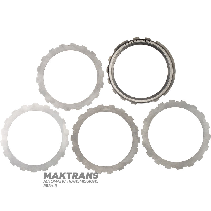 A set of steel wheels Intermediate Clutch / Ford AOD, AODE, AODE-W, 4R70W, 4R75E, 4R75W - used, polished, with restored shagreen, XL3Z-7B442-AA, F7LZ-7B442-AA