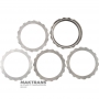 A set of steel wheels Intermediate Clutch / Ford AOD, AODE, AODE-W, 4R70W, 4R75E, 4R75W - used, polished, with restored shagreen, XL3Z-7B442-AA, F7LZ-7B442-AA