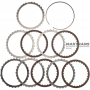 Drum A Clutch, front planetary gear FORD 6R60, 6R75, 6R80 - 3 satellites (16 teeth per satellite), A Clutch 4 friction discs