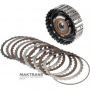 Drum A Clutch, front planetary gear FORD 6R60, 6R75, 6R80 - 3 satellites (16 teeth per satellite), A Clutch 4 friction discs