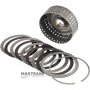 K3 Clutch Drum (assembled) AW TF-60SN 09M, 09K, 09G - 4 friction discs, 8 mm pitch (oil pump side)