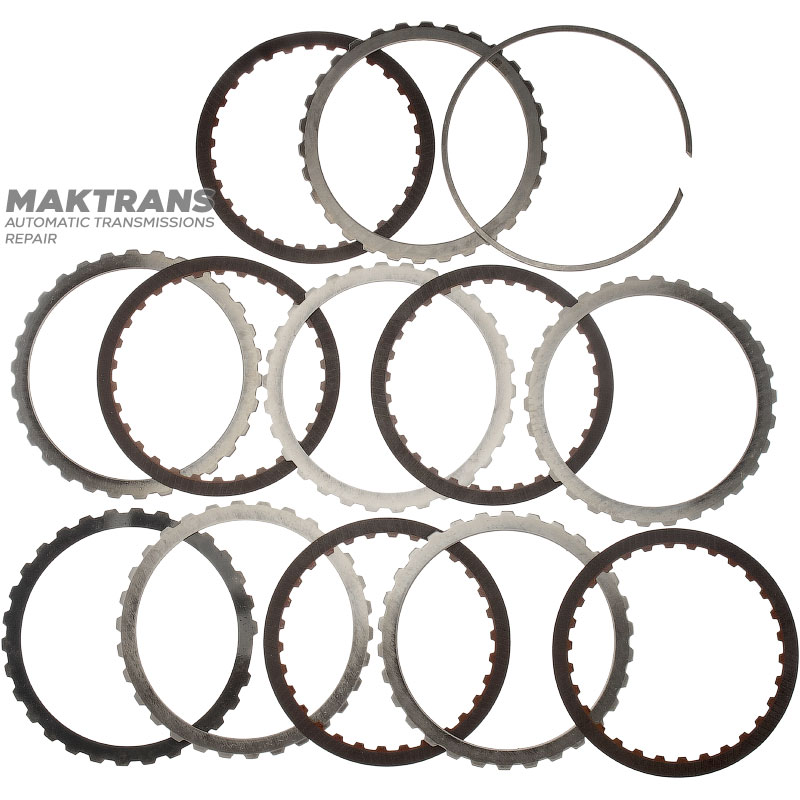 Drum A Clutch, front planetary gear FORD 6R60, 6R75, 6R80 - 3 satellites (16 teeth per satellite), A Clutch 5 friction discs