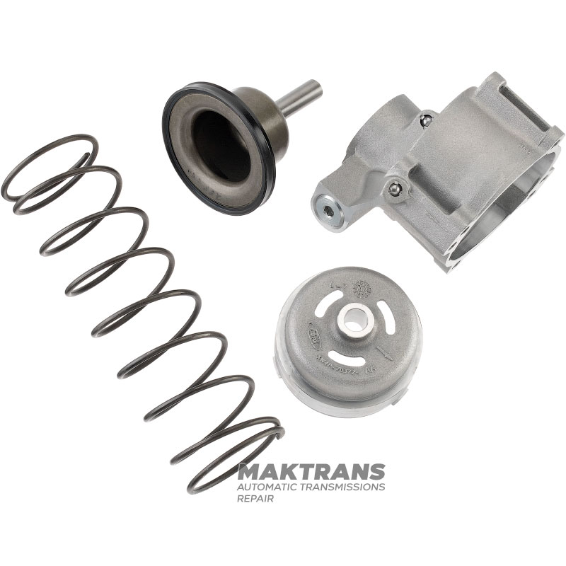 Low/Reverse piston (complete with housing) 5R55E, 5R55N, 5R55W, 5R55S — 2L2P-7D036-AA, 2L2P-7B193-AA, XW4P-7D372-AA (with integral mesh filter, inner diameter of rubberized piston 42 mm)