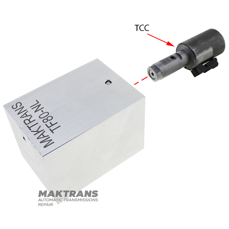 Adapter for testing Normal Low solenoids AW TF-80SC TF-81SC