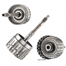 Input shaft, E Clutch drum (empty, without discs) FORD 6R60, 6R75, 6R80 - overall height 312 mm, 71 teeth (outside Ø 136.05 mm), for 6 friction discs, 9L2B-7L668-AA