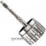 Input shaft, E Clutch drum (empty, without discs) FORD 6R60, 6R75, 6R80 - overall height 312 mm, 71 teeth (outside Ø 136.05 mm), for 6 friction discs, 9L2B-7L668-AA