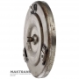Aisin Warner AW55-50SN, AW55-51SN torque converter front cover — torque converter marking 43A120, overall height 52 mm, outer housing diameter, outer pilot diameter 20.90 mm, 3 mounting holes (internal diameter 8.80 mm)
