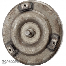 Aisin Warner AW55-50SN, AW55-51SN torque converter front cover — torque converter marking 43A120, overall height 52 mm, outer housing diameter, outer pilot diameter 20.90 mm, 3 mounting holes (internal diameter 8.80 mm)