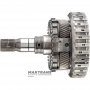 Rear planetary gear No. 4 complete with output shaft ZF 8HP75 4WD - overall height 228 mm, 43 splines (outer Ø 34.65 mm), 4 satellites (35 teeth on the satellites)