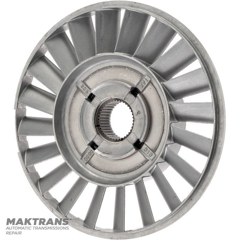 Torque converter torque converter wheel for Toyota/Lexus A750E, A750F, A760E, A760F — torque converter marking 53A011, wheel housing marking 53A010, 1AK8850