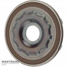 Torque converter lockup piston for TOYOTA / LEXUS A750E, A750F, A760E, A760F — outer diameter 285.30 mm, with used friction lining
