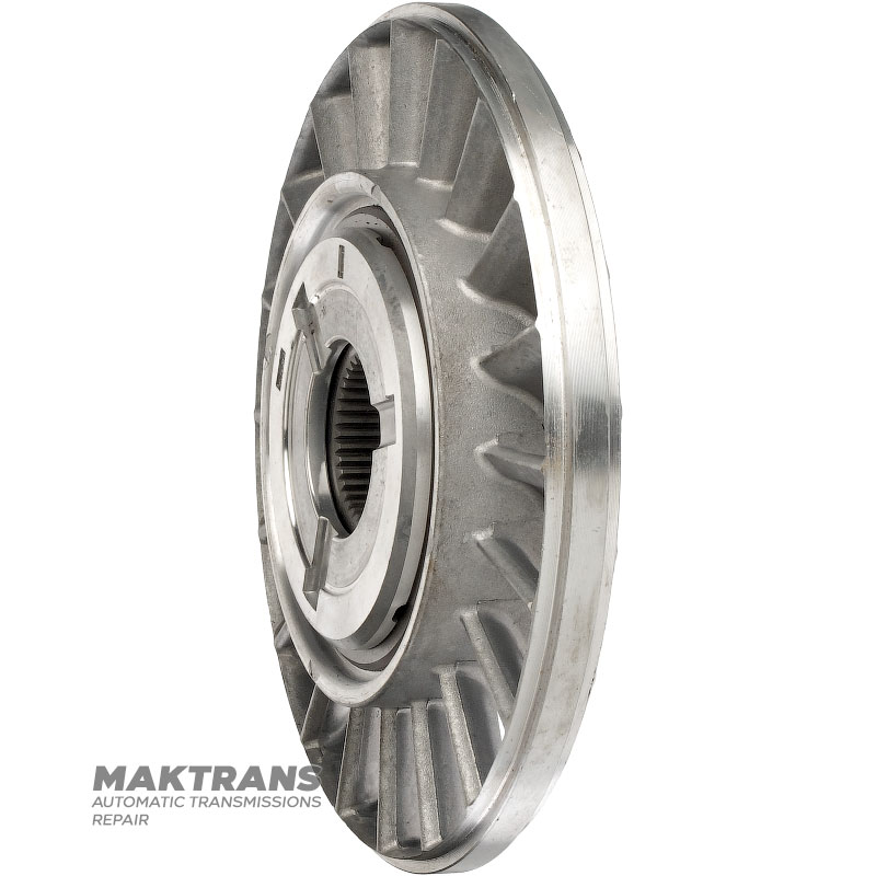 FORD 4F27E / MAZDA FN4A-EL torque converter torque converter wheel — housing marking 6B63, outer Ø 160.45 mm, 38 splines